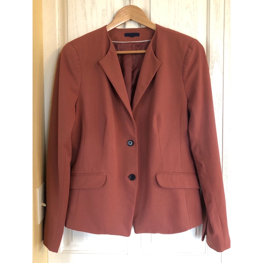 Sleek Blush Terracotta Gap Blazer